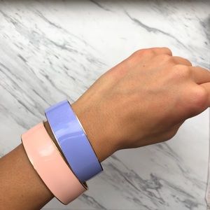 J. Crew Enamel Wide Band Bracelets